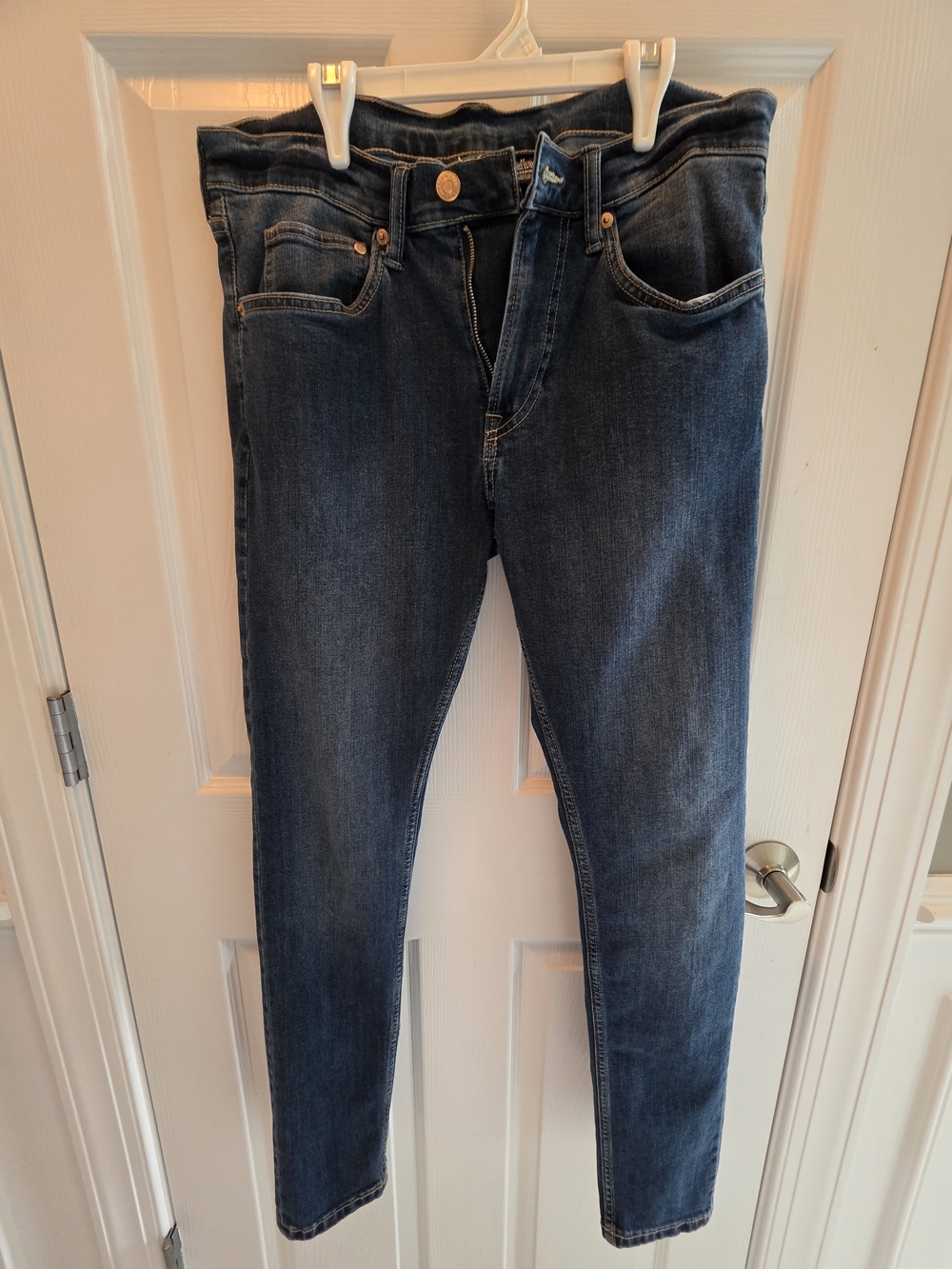 Dark Wash Slim High-Rise Jeans